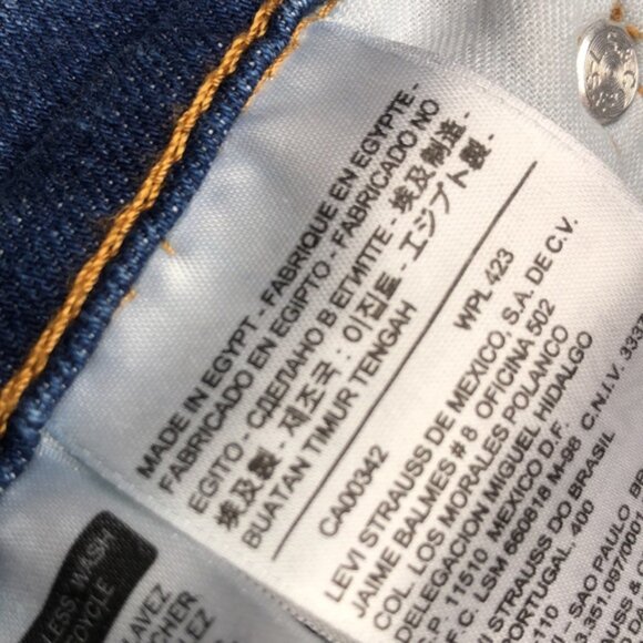 VINTAGE MENS LEVI 511 SLIM FIT JEANS 34x30 ⭐ - Picture 7 of 12